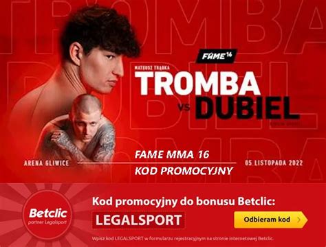 lv bet kod promocyjny fame mma|FAME MMA 16 kod promocyjny + bonus 50 zł .